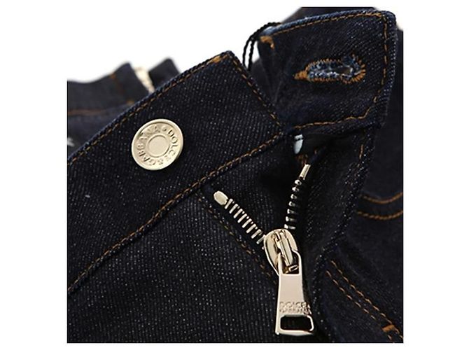 Dolce & Gabbana Pantalones de denim azul oscuro Pretty Fit - vista 4