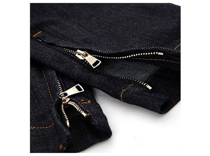 Dolce & Gabbana Pantalones de denim azul oscuro Pretty Fit - vista 7