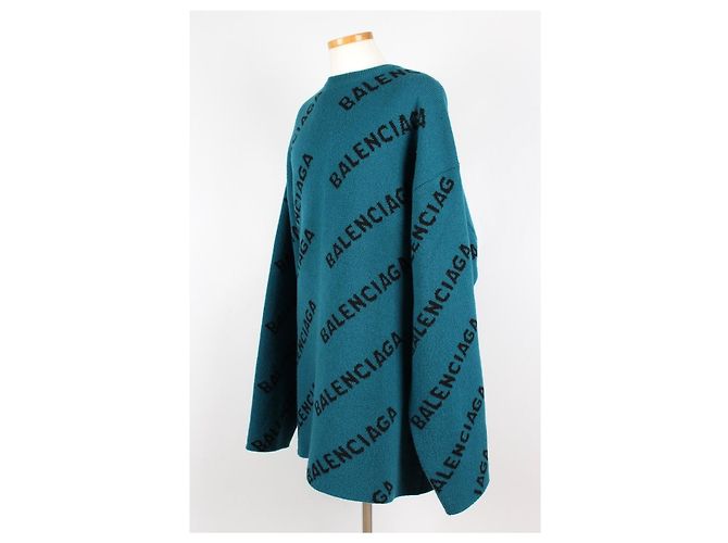 Balenciaga Oversized Multi Logo Knit - view 2