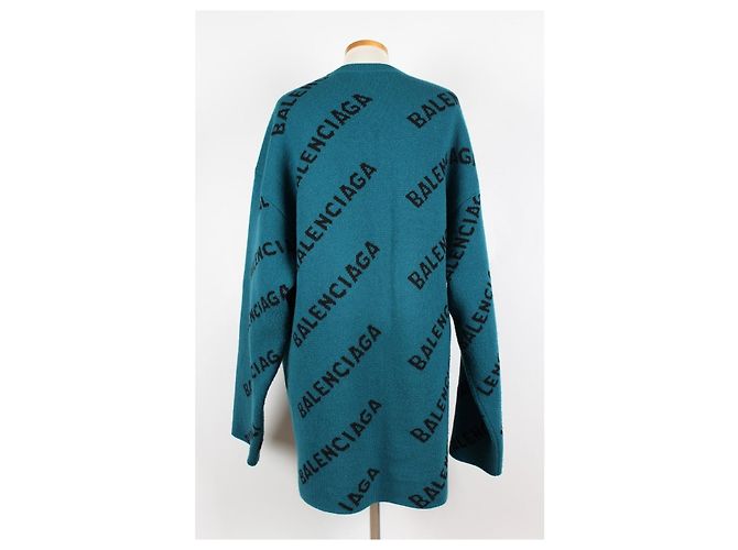 Balenciaga Oversized Multi Logo Knit - view 4