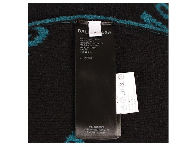 Balenciaga Oversized Multi Logo Knit - view 7