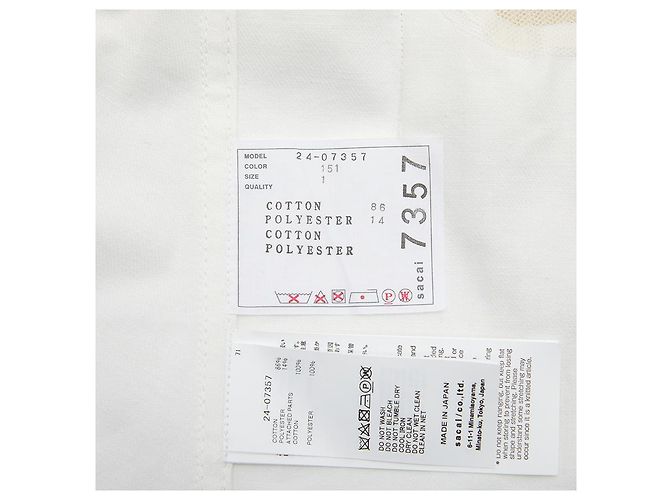Sacai Kurzarm-Denim-Cardigan für Damen - Ansicht 13