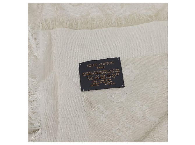 Louis Vuitton Chal Monogram Shine White - vista 6