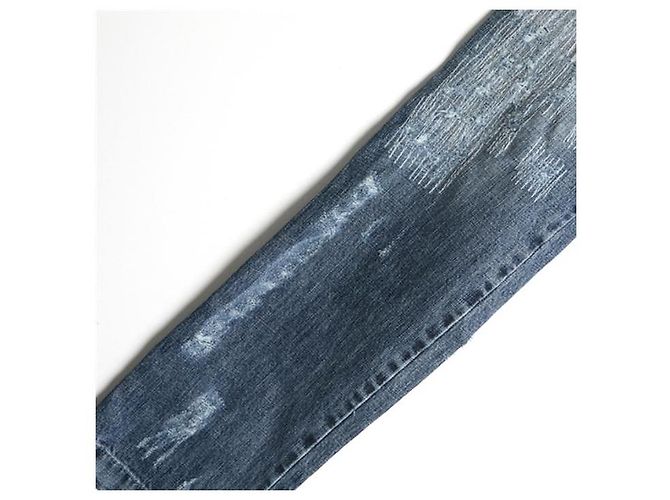 Dolce & Gabbana Pantalones de denim rectos con parche oculto - vista 15