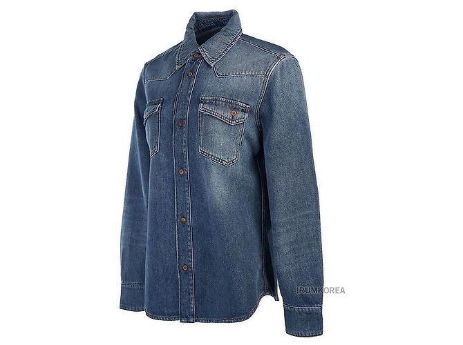 Chloé Camicia in denim Tempo Classic da donna - vista 2