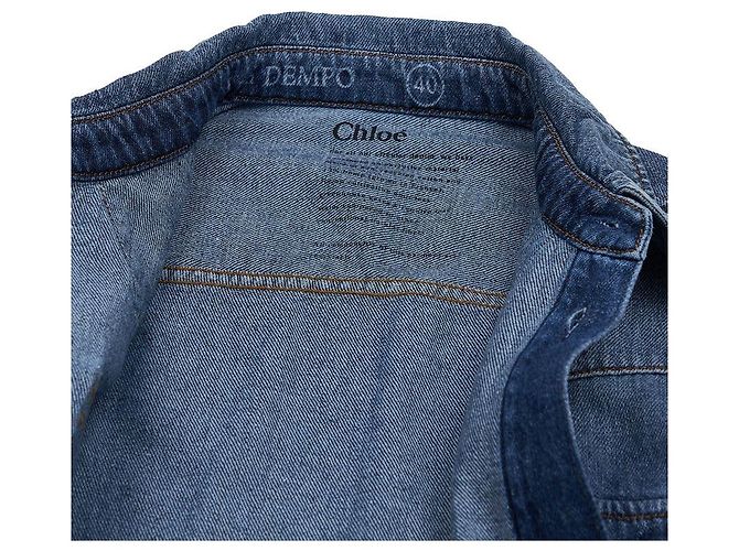 Chloé Camicia in denim Tempo Classic da donna - vista 9