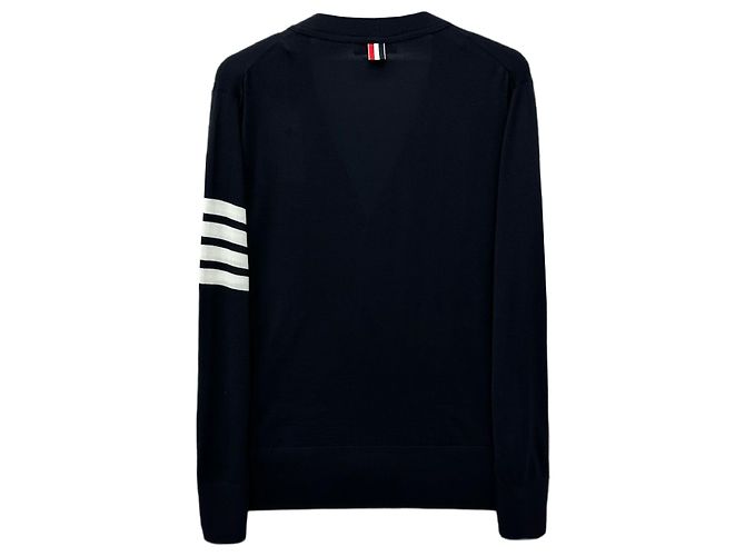 Thom Browne Wollcardigan mit diagonalen Streifen - Ansicht 7