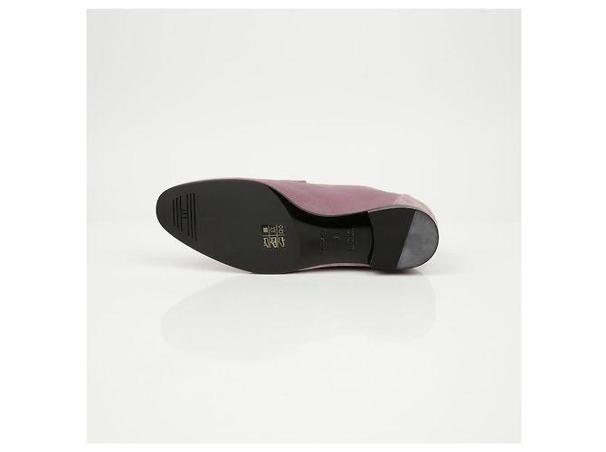 Mocassini Hermès Marrone Velluto - vista 9