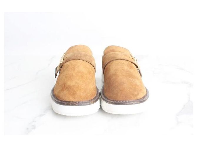 Louis Vuitton Pantofole Easy Mule in Montone - vista 3