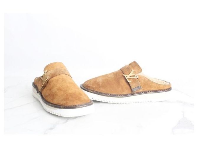 Louis Vuitton Pantofole Easy Mule in Montone - vista 5