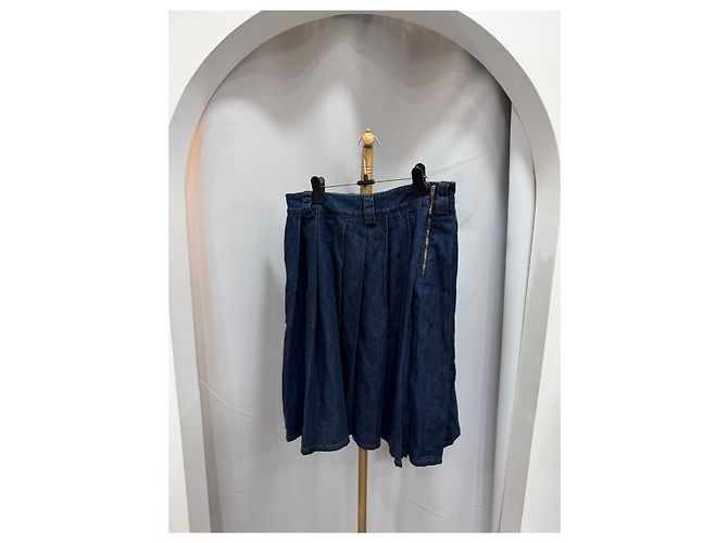 Miu Miu Falda plisada de denim Talla - vista 2