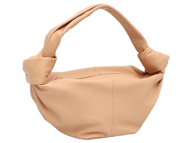 Knot Bottega Veneta Mini borsa tote da donna beige con doppio nodo - vista 2