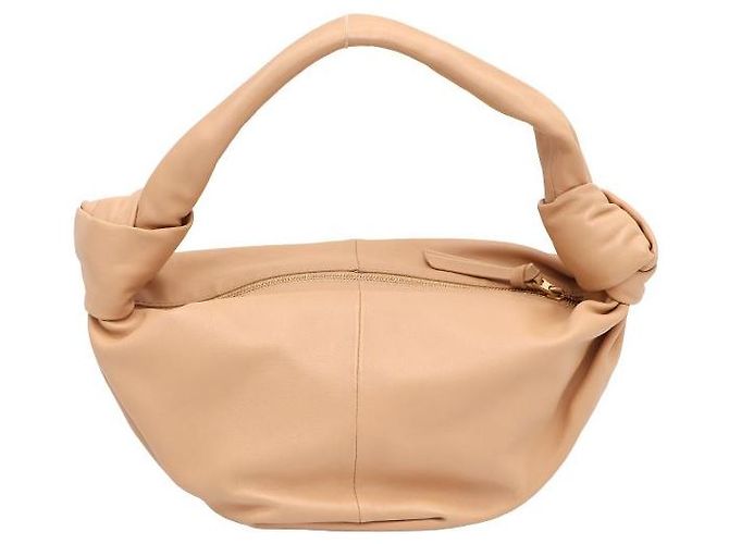 Knot Bottega Veneta Mini borsa tote da donna beige con doppio nodo - vista 3