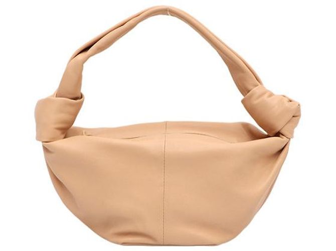 Knot Bottega Veneta Mini borsa tote da donna beige con doppio nodo - vista 9