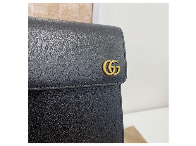 Gucci Borsa a tracolla GG in pelle di vitello - vista 3