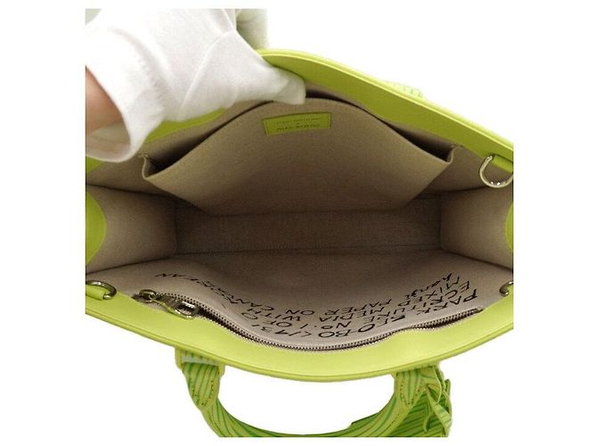 Louis Vuitton Borsa Tote e Borsa a Tracolla Spring Green - vista 5