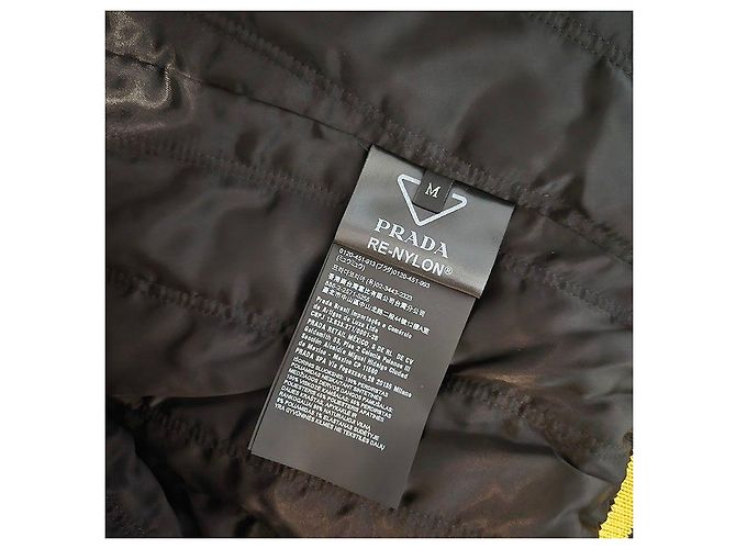 Prada Re-Nylon Varsity Logo Patch Bomber Jacket - view 6