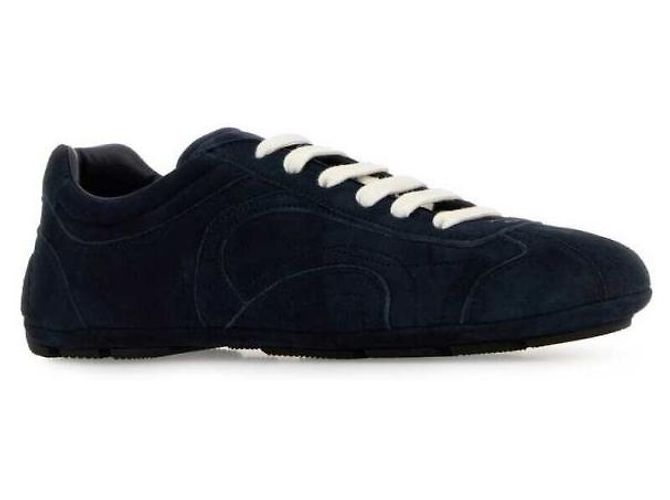 Prada Sneakers Monte Carlo Re-Edition in camoscio - vista 3