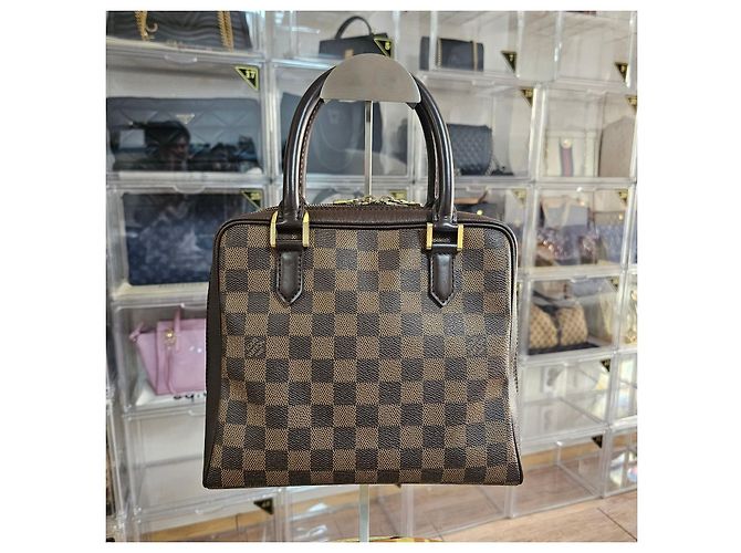 Borsa Louis Vuitton Damier Ebene Brera Marrone - vista 2