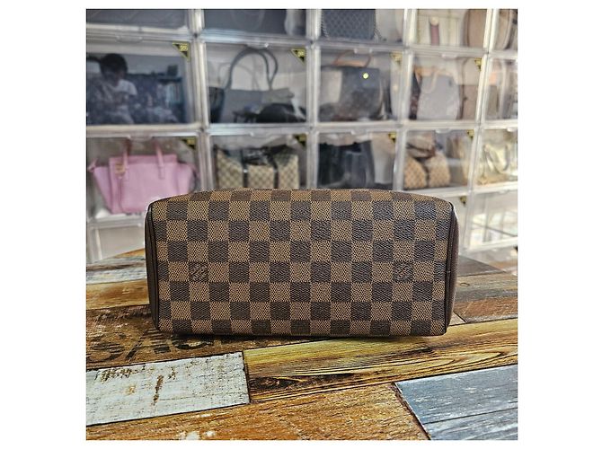 Borsa Louis Vuitton Damier Ebene Brera Marrone - vista 4
