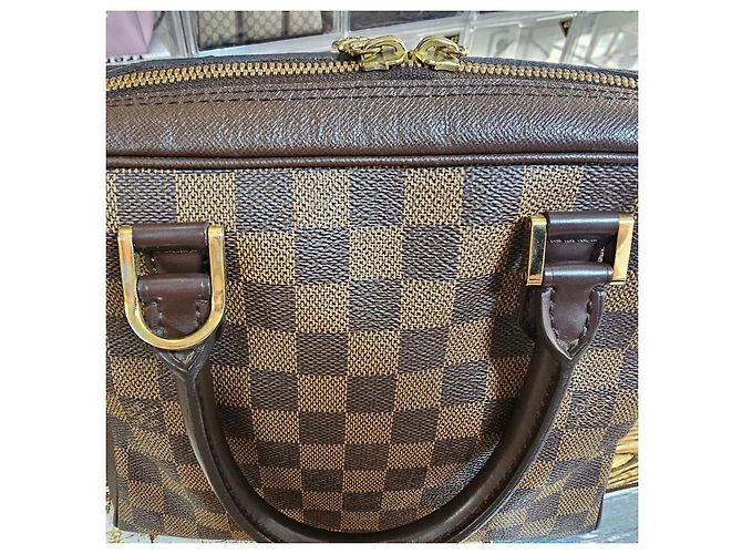 Borsa Louis Vuitton Damier Ebene Brera Marrone - vista 5