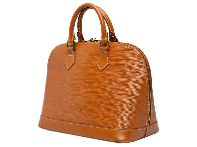 Borsa Louis Vuitton Epi Alma PM Marrone - vista 2