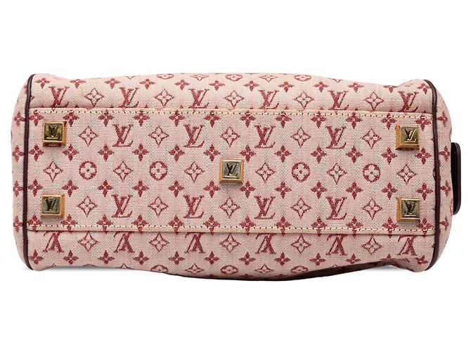 Borsa Louis Vuitton Monogram Mini Lin Josephine PM rossa - vista 3