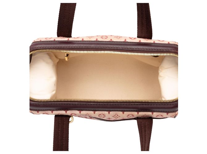 Borsa Louis Vuitton Monogram Mini Lin Josephine PM rossa - vista 4