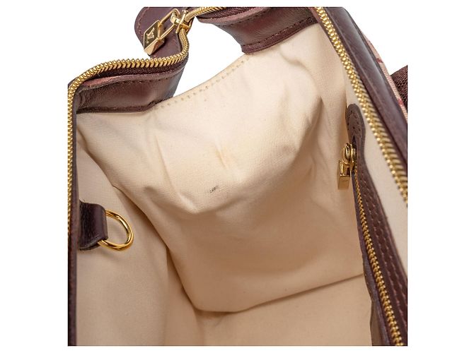 Borsa Louis Vuitton Monogram Mini Lin Josephine PM rossa - vista 6