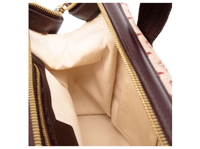 Borsa Louis Vuitton Monogram Mini Lin Josephine PM rossa - vista 7