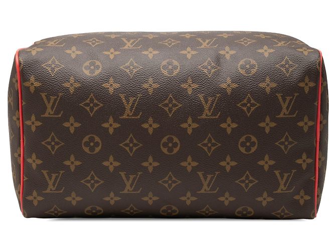 Borsa Boston Louis Vuitton Monogram Totem Speedy 30 Marrone - vista 3