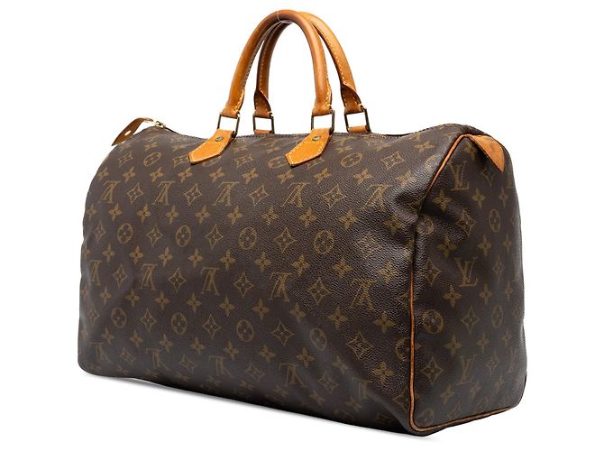 Borsa Boston Louis Vuitton Monogram Speedy 40 Marrone - vista 2