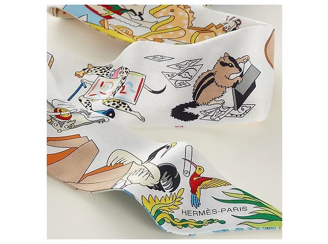 Hermès Bufanda para mujer Willy Silk - vista 4