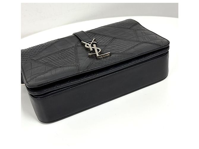 Autre Marque Borsa a tracolla Monogram University Crossbody Black - vista 11