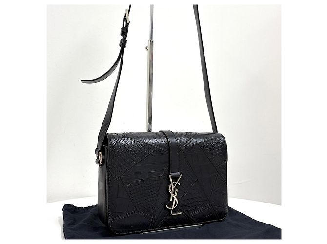 Autre Marque Borsa a tracolla Monogram University Crossbody Black - vista 6