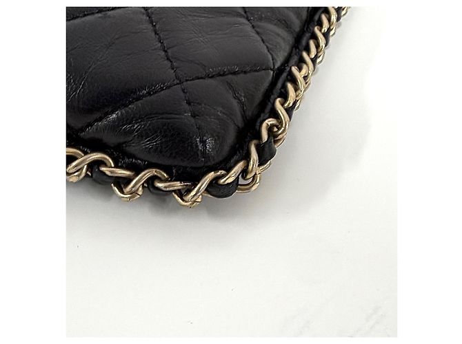 Chanel Clutch con dettaglio a catena Nero - vista 11