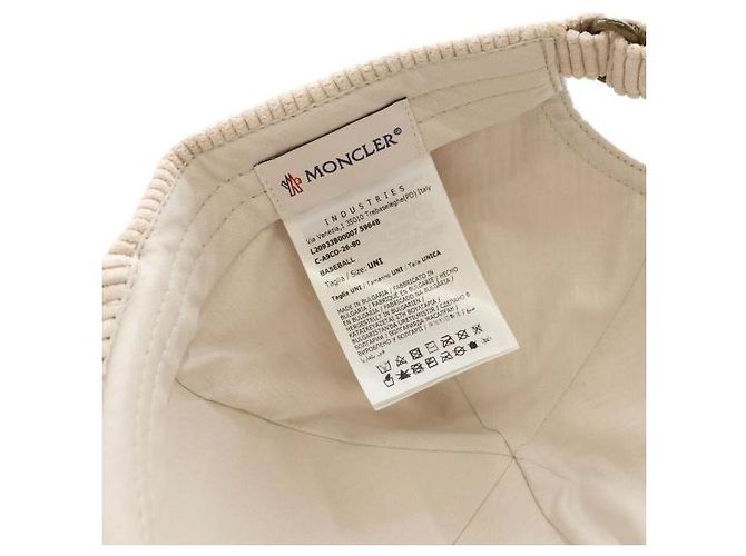 Moncler Cord Baseball-Kappe - Ansicht 7