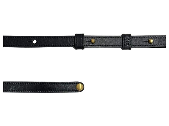 Céline Mini Cloud in vitello lucido nero - vista 10