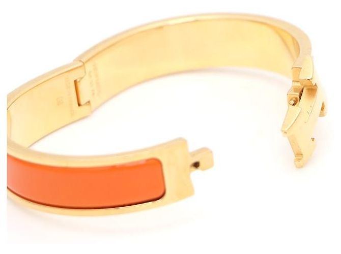 Bracciale Hermès PM Click H Oro Arancio - vista 5