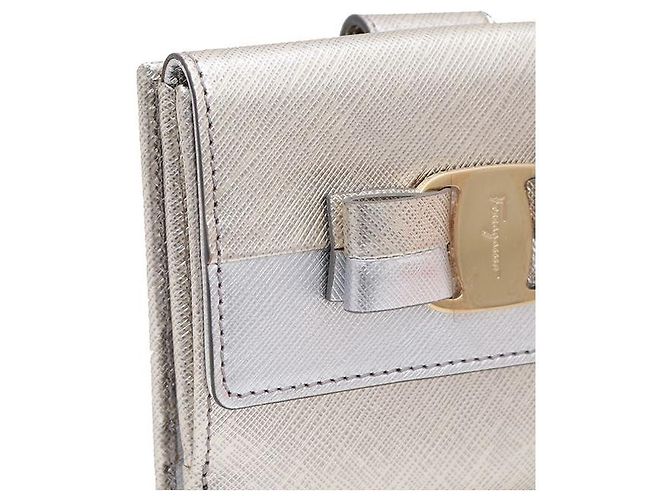 Salvatore Ferragamo Cartera Metálica Compacta - vista 5