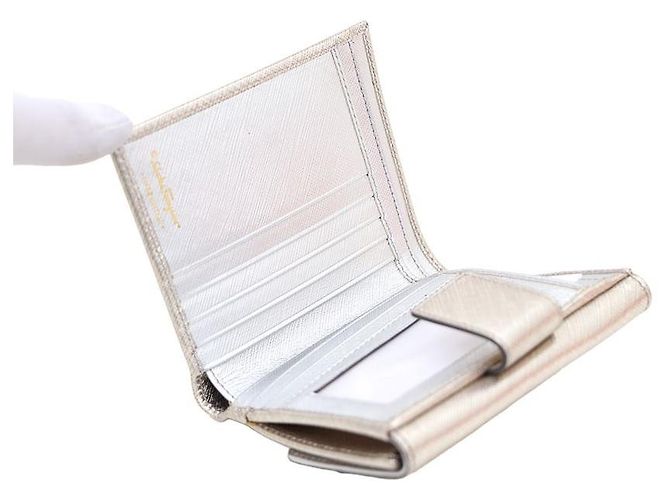 Salvatore Ferragamo Cartera Metálica Compacta - vista 6
