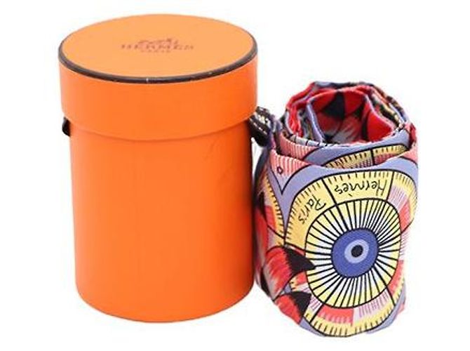 Foulard di seta Twilly Hermès Giallo - vista 7