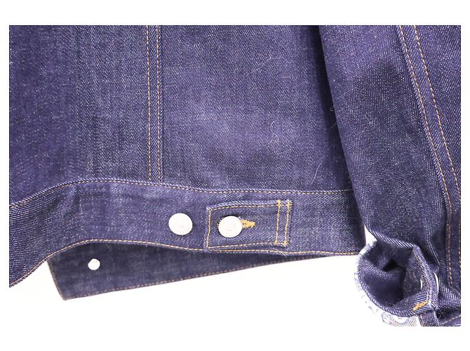 Dior Blouson in denim di cotone Oblique Low Blue Jacket - vista 10