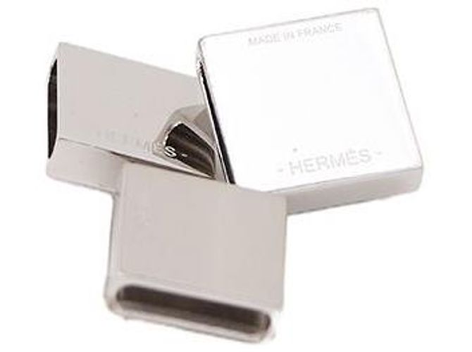 Hermès Set di anelli per foulard Silver Medor - vista 3