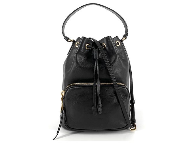 Prada Borsa a secchiello crossbody in vitello - vista 3