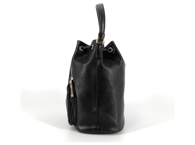 Prada Borsa a secchiello crossbody in vitello - vista 5