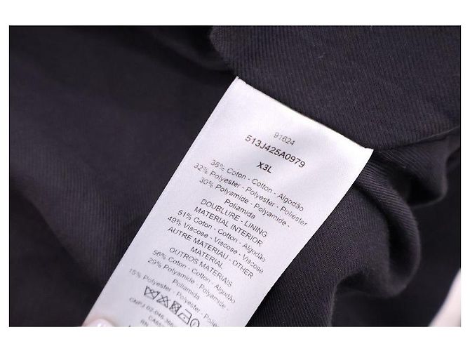 Dior Giacca Oblique in misto cotone Black - vista 12