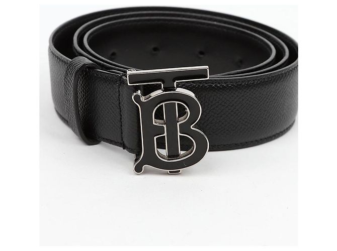 Burberry Grainy Leather Belt Black - view 2