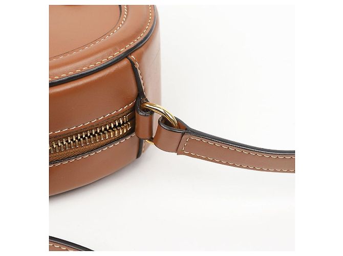 Céline Bolso bandolera Triomphe Oval Tan - vista 11