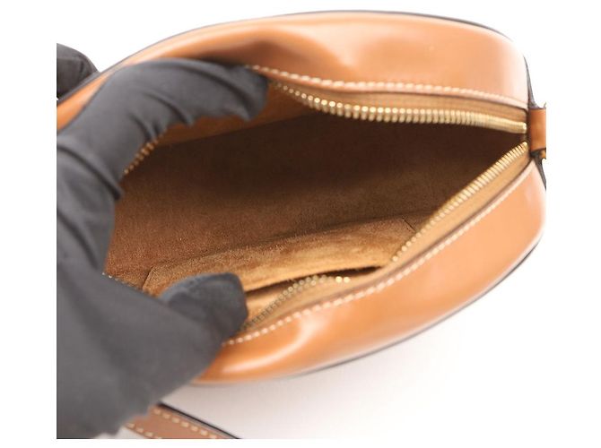 Céline Bolso bandolera Triomphe Oval Tan - vista 12